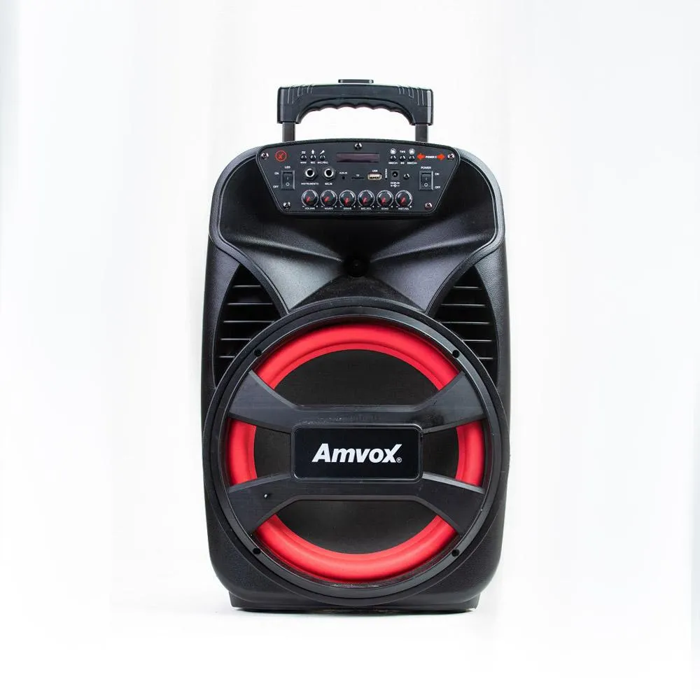 Caixa de Som Amplificada Amvox ACA 480 Viper II - 480W RMS, Bluetooth, Equalizador, Rádio FM, USB